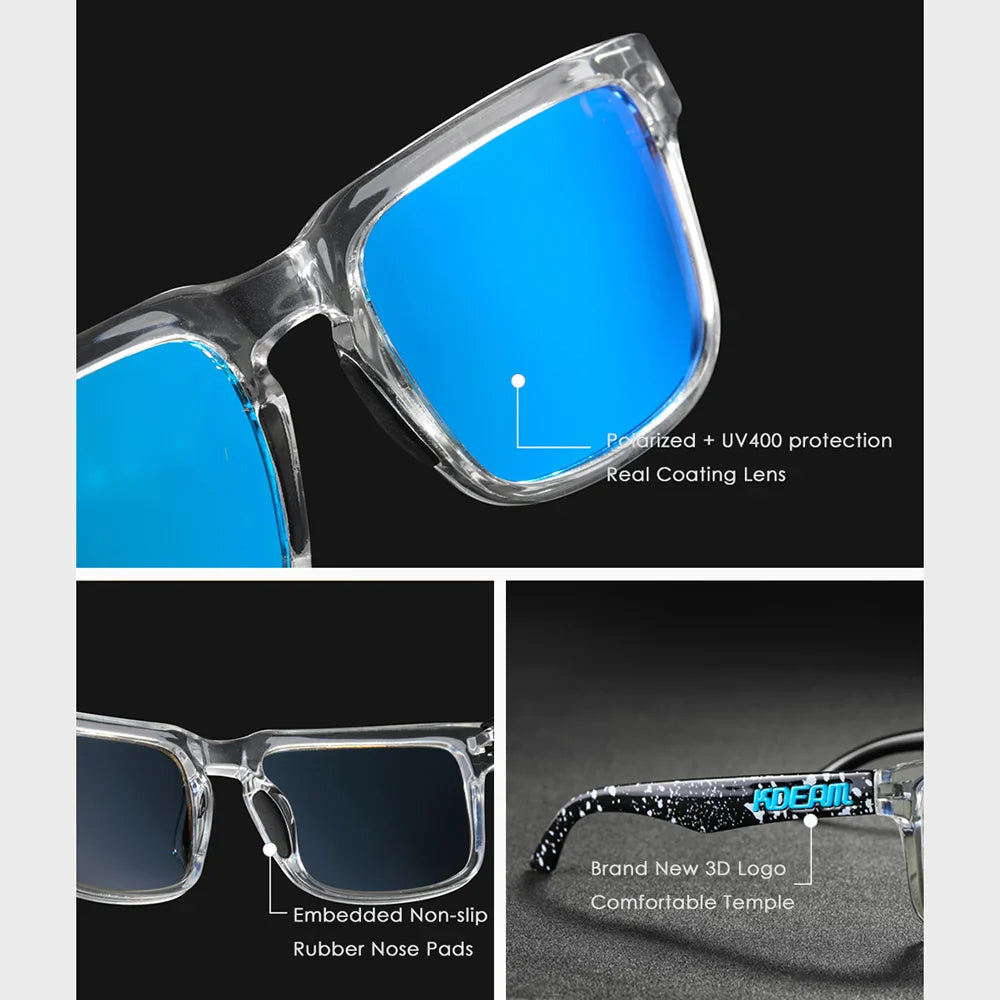 KDEAM Photochromic Polarized Sunglasses