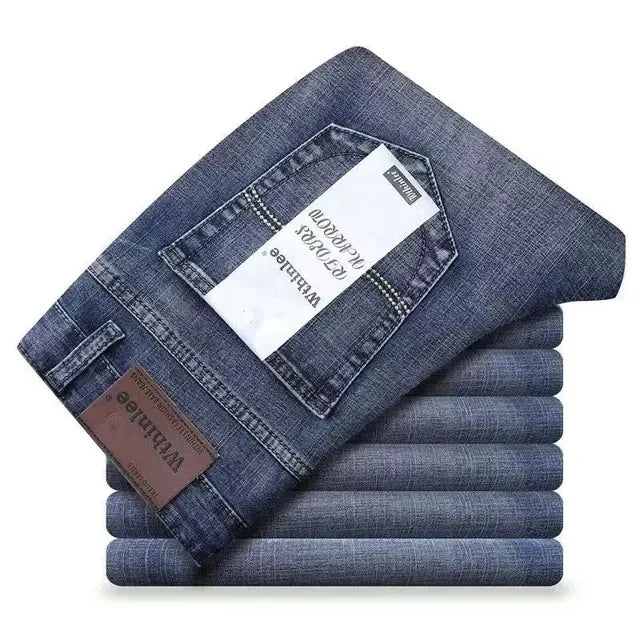 Men's Classic Smart Blue Stretch Jeans