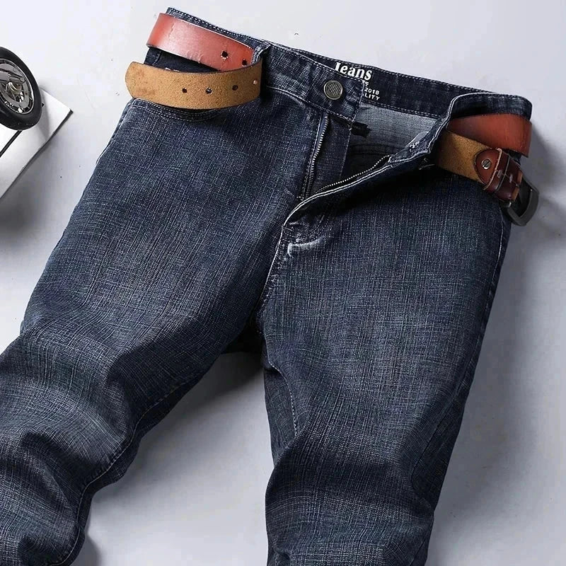 Men's Classic Smart Blue Stretch Jeans