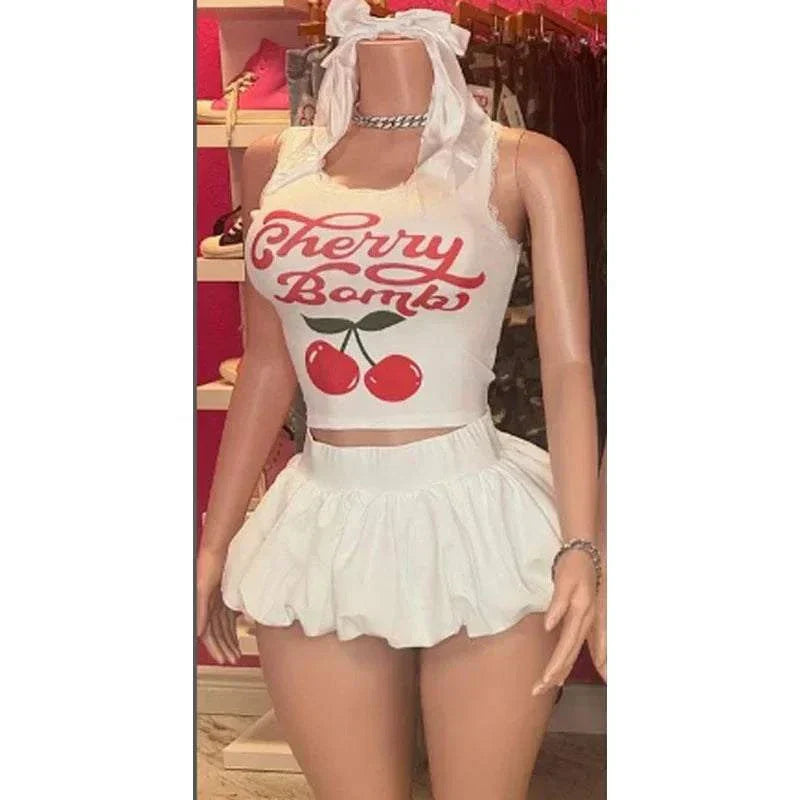 Chic 2-Piece Mini Skirt & Tank Top Set