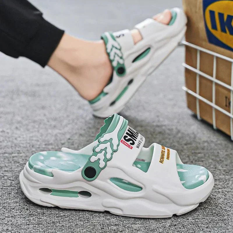 2025 Men's Thick Bottom Cloud Slippers