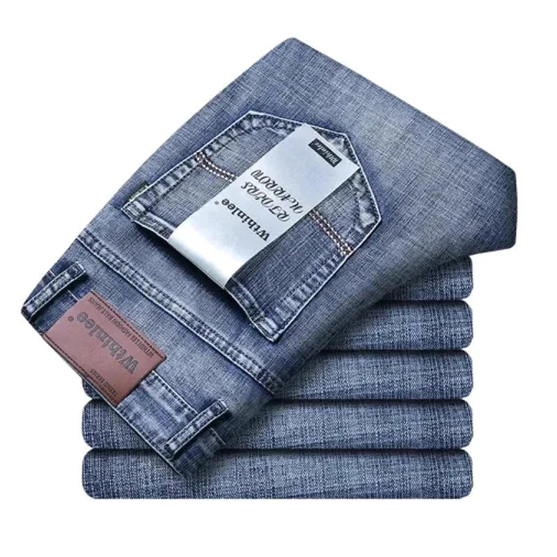 Men's Classic Smart Blue Stretch Jeans