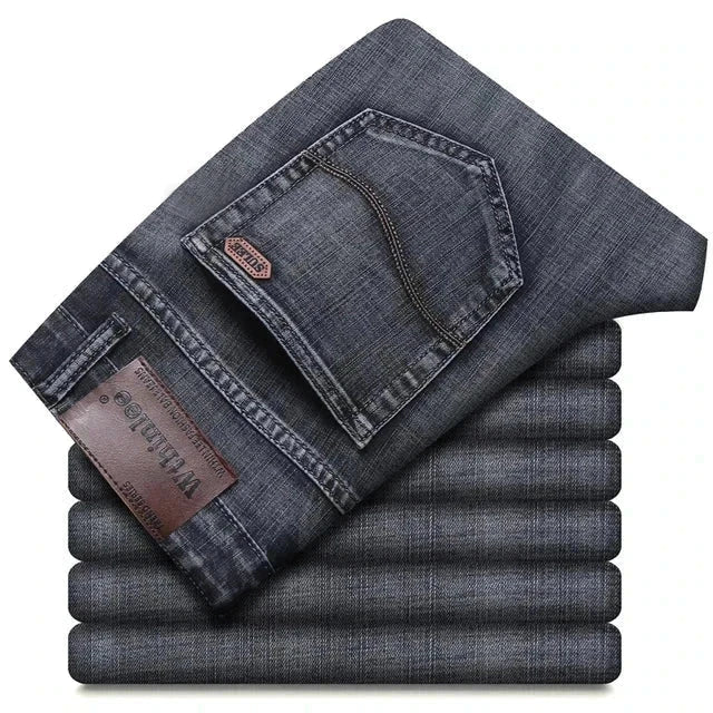 Men's Classic Smart Blue Stretch Jeans