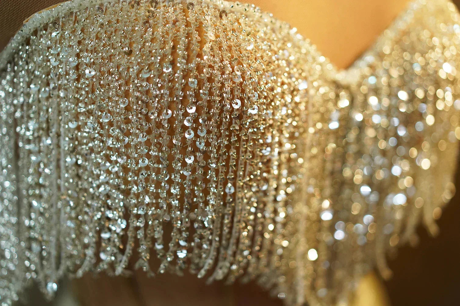 Sparkly Rhinestones Mini Dress for Parties