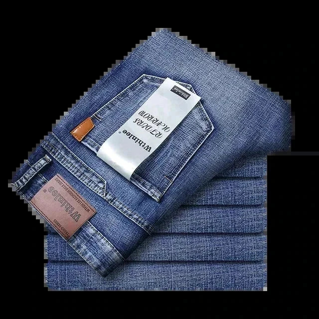 Men's Classic Smart Blue Stretch Jeans
