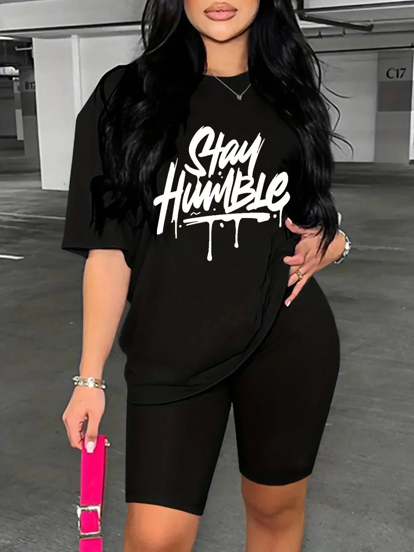 Summer Women's Casual Letter Print T-Shirt