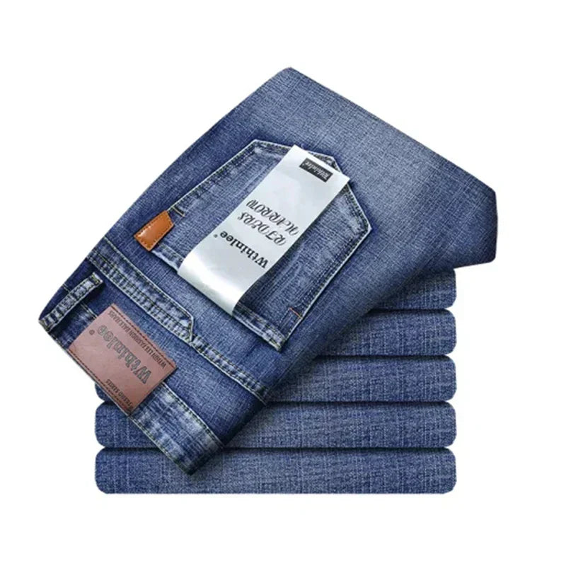 Men's Classic Smart Blue Stretch Jeans