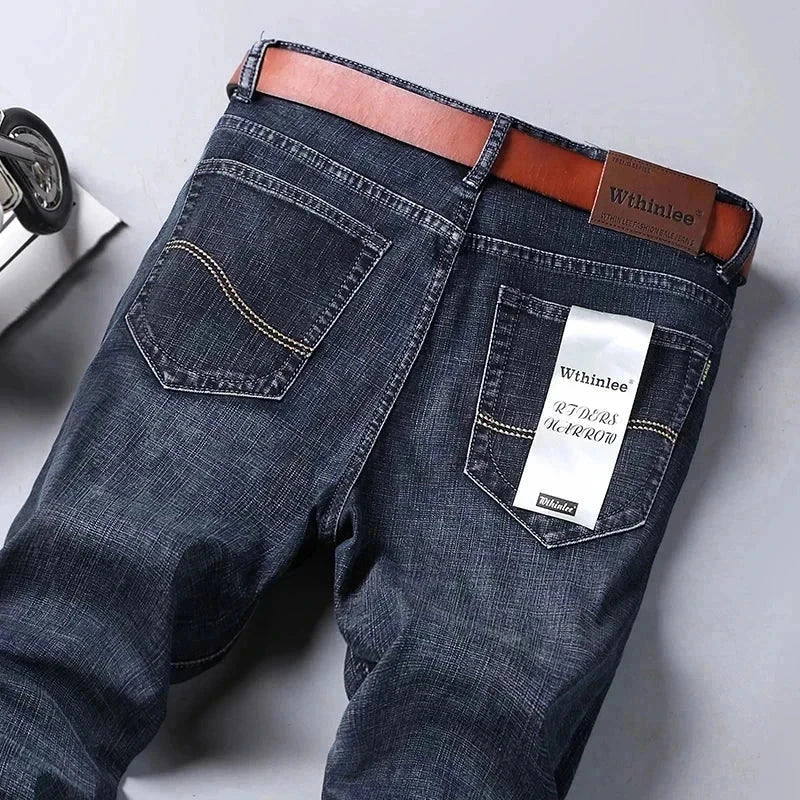 Men's Classic Smart Blue Stretch Jeans