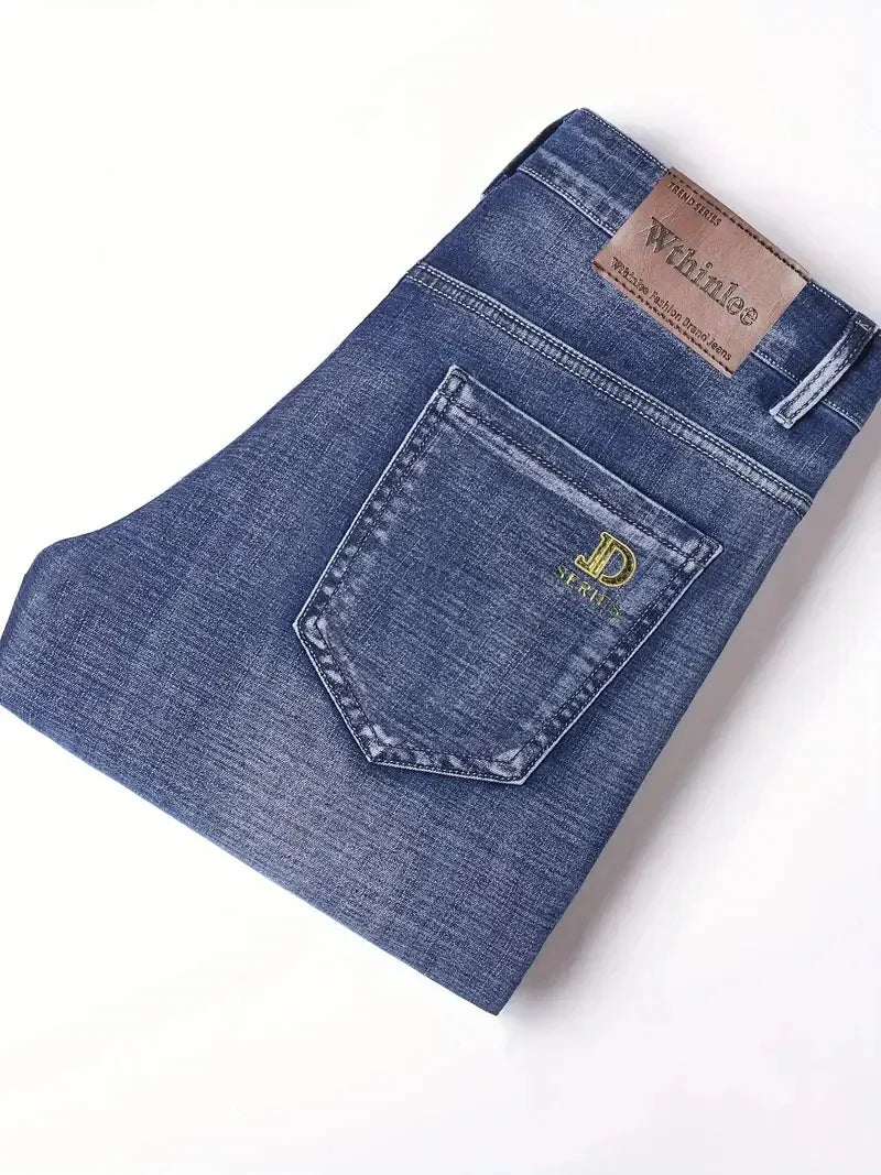Men's Classic Smart Blue Stretch Jeans
