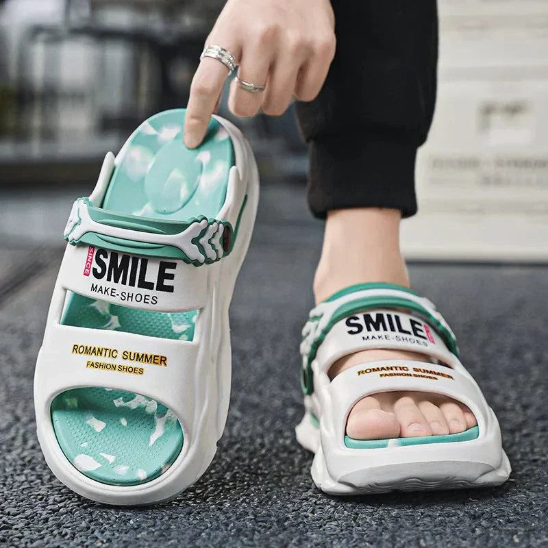 2025 Men's Thick Bottom Cloud Slippers